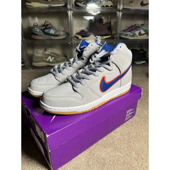Size 11.5 - Nike Dunk SB High New York Mets New! FAST!